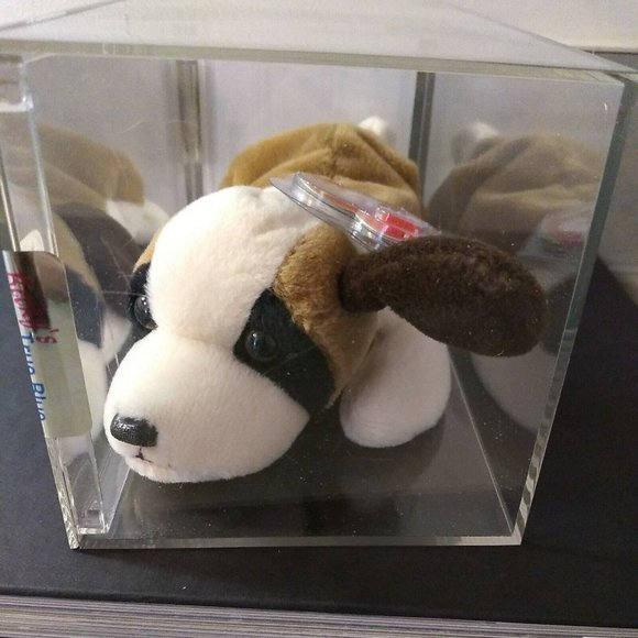BERNIE Ty Beanie Baby 1996 Saint Bernard Dog RARE Authenticated NEW RETIRED Mint - Picture 2 of 5